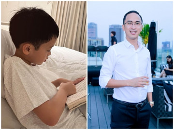 Sao Việt 24h: Tăng Thanh Hà hiếm hoi để lộ mặt cháu trai gia tộc 3000 tỷ, cho biết thói quen chuẩn thiếu gia hào môn