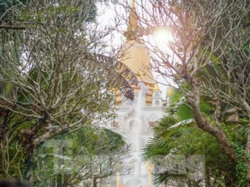 Khách thập phương du xuân tại ngôi chùa không nhang khói tuyệt đẹp ở TPHCM