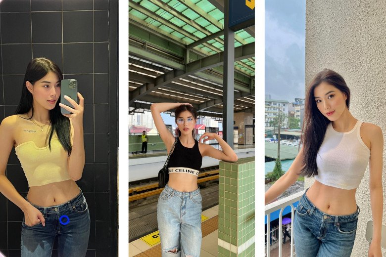 Hoa khôi bóng chuyền từng amp;#34;làm mưa làm gióamp;#34; Miss Universeamp;#34; hiện làm MC truyền hình, xuất hiện trên sóng với trang phục đẹp như amp;#34;nữ thầnamp;#34; - 14