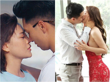 Muôn kiểu hôn trong vũ trụ phim VTV: Phương Oanh bị cảm vì phơi nắng, Việt Anh khổ sở vì Quỳnh Nga