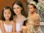 Dự đám cưới, đệ nhất mỹ nhân Philippines bùng nổ nhan sắc, nhưng vẫn bị con gái lấn át hào quang