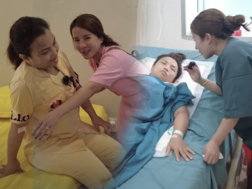 Chi khủng trùng tu nhan sắc, nữ Youtuber đình đám Việt Nam khác lạ, nằm trên giường được bạn đút ăn
