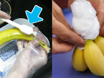 Chuối chín đừng cho luôn vào tủ lạnh, làm thêm bước này để được cả tháng không sợ bị chín nhũn, thâm đen