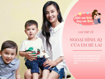 3 lợi thế của em bé lai, không chỉ là ngoại hình mà còn cả IQ, EQ đều cao
