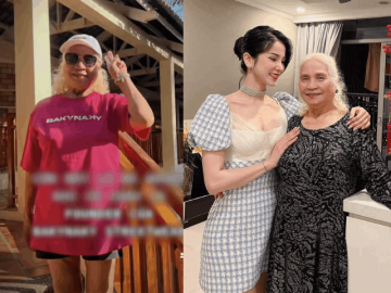 Bà ngoại Diệp Lâm Anh U80 vẫn diện áo phông quần đùi, mặc đồ bơi chặt chém không kém cháu gái