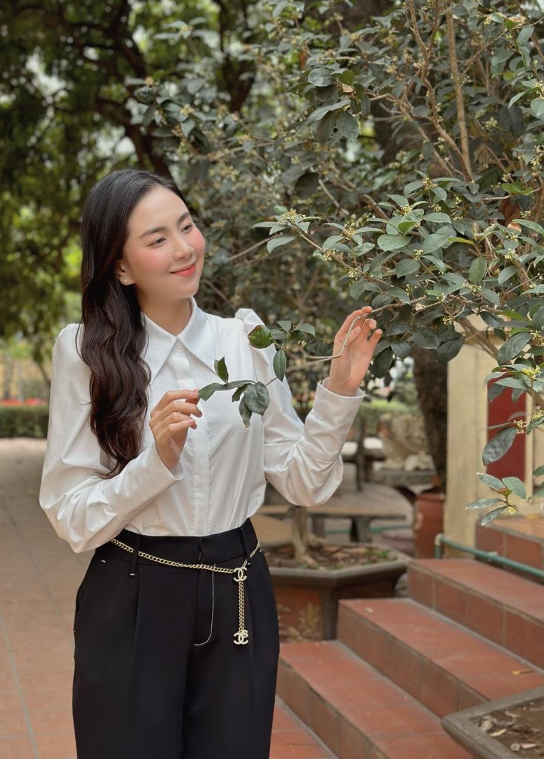 Áo sơ mi nữ công sở kẻ tăm - MC Fashion A206 xanh dương | Shopee Việt Nam
