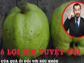 6 lợi ích tuyệt vời của quả ổi đối với sức khoẻ