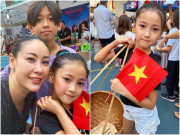 Làm mẹ - Là phu nhân nhà 400 tỷ, Hoa hậu Hà Kiều Anh cùng 2 con gánh bánh tráng trộn bán dạo