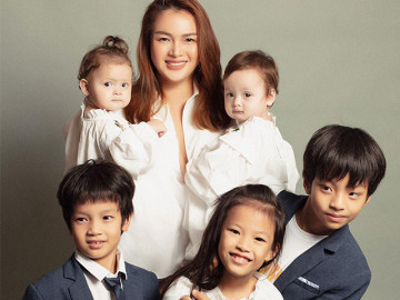 Á hậu 5 con Diễm Châu không cần đàn ông, 3 quy tắc nuôi dạy khi làm mẹ đơn thân nhận nhiều chú ý