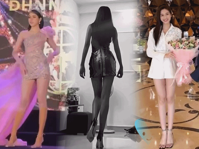 Cô gái Khmer cao 1m77 catwalk trong nhà, đôi chân đẹp đánh bật cả chánh cung Hoa hậu Việt Nam