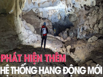 Phát hiện hệ thống hang động còn nguyên sơ dài hơn 3 km tại Quảng Bình