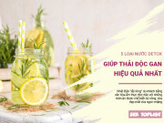 Clip Eva - 5 loại nước detox giúp thải độc, giảm mỡ gan hiệu quả