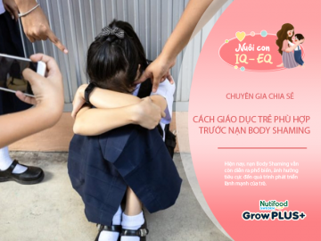 Câu bé đòi nghỉ học vì bị bạn nói "Thằng béo", chuyên gia chỉ cách dạy con đáp trả khi bị "Body shaming"