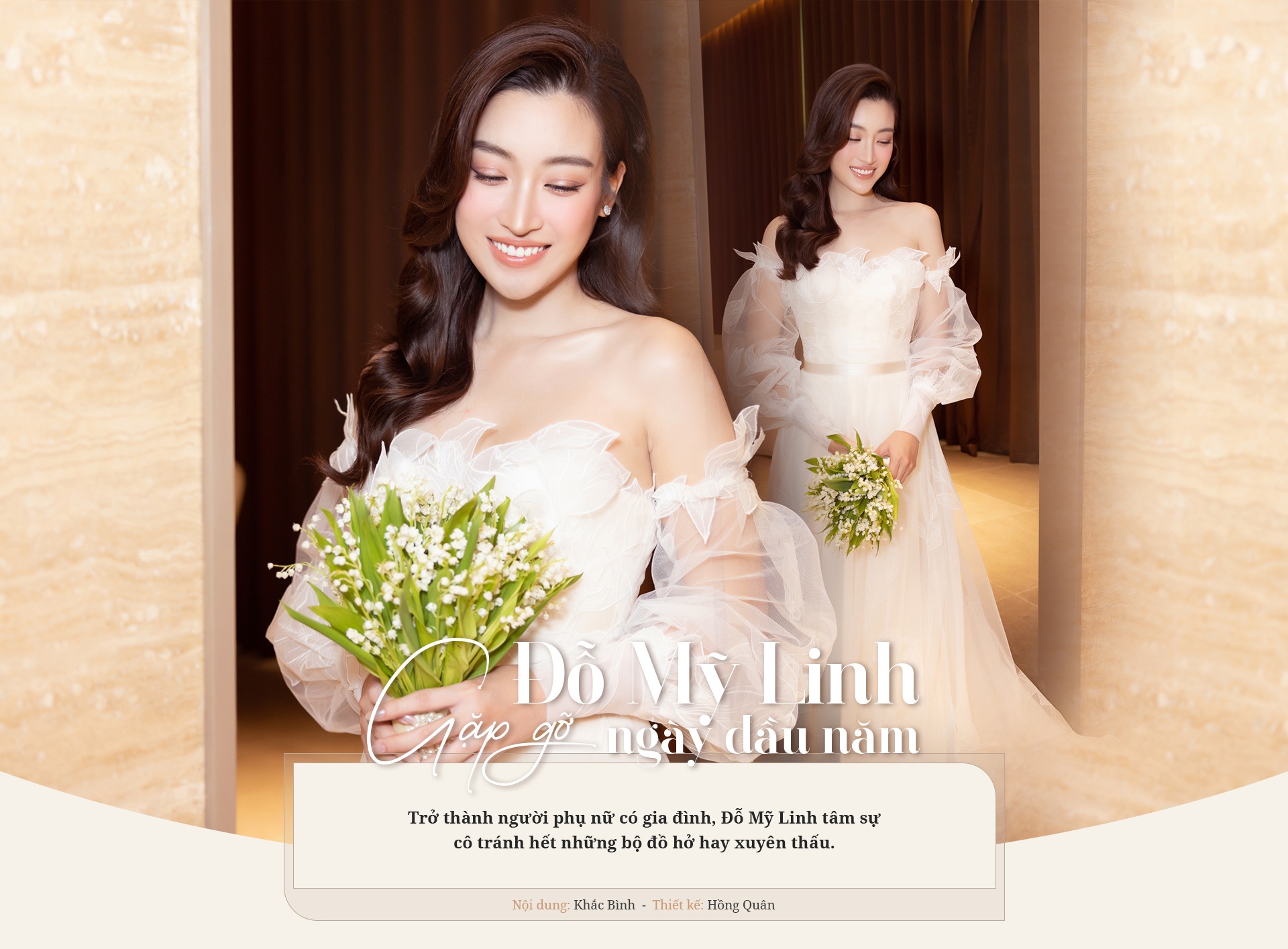 Gặp gỡ Đỗ Mỹ Linh ngày đầu năm: “Tết này Linh sẽ diện áo dài cách tân, ông xã mặc gì mình cũng yêu”! - 1