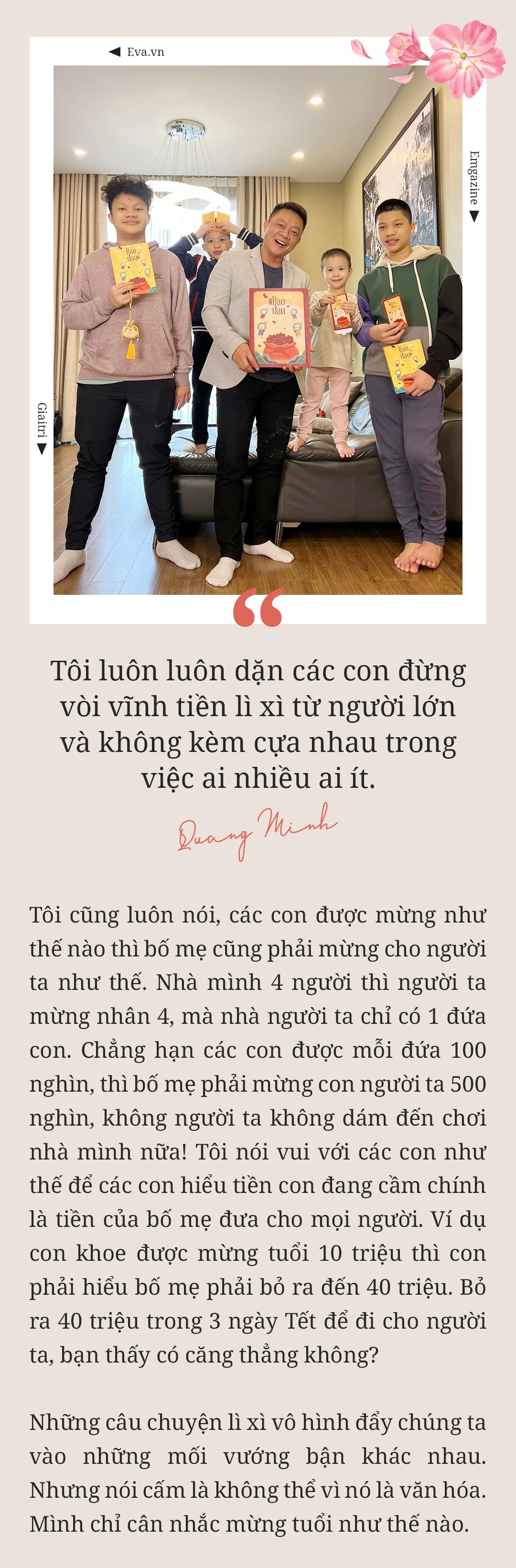 MC Trần Quang Minh: amp;#34;Nếu mừng tuổi ít, các con thấy buồn một thì mình tủi thân mườiamp;#34; - 32