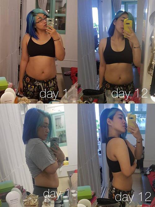 tung kho so vi can nang, mina lieu ap dung thuc don "giai khat" giam 4 kg trong 12 ngay! - 19