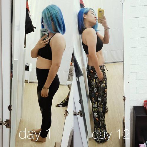 tung kho so vi can nang, mina lieu ap dung thuc don "giai khat" giam 4 kg trong 12 ngay! - 4