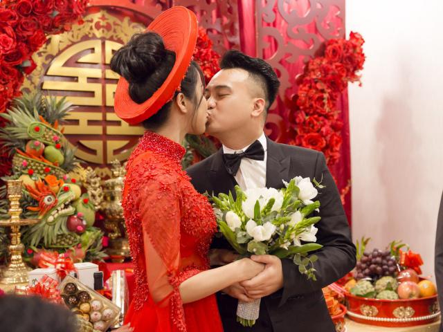 Chùm ảnh: Những khoảnh khắc đẹp khó quên trong lễ đón dâu Diệp Lâm Anh