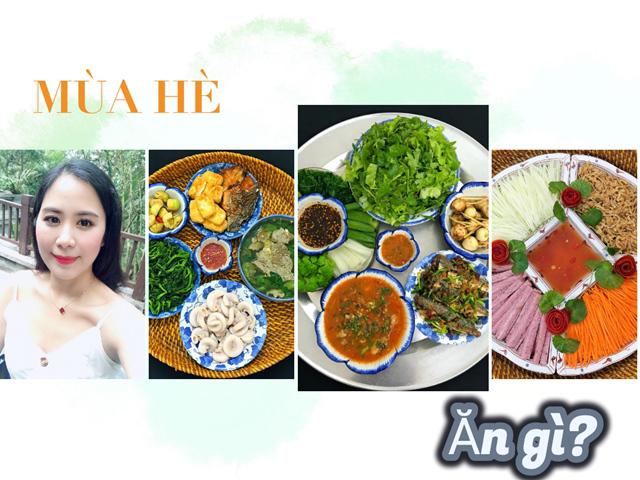 Mẹ 2 con xinh đẹp gợi ý những mâm cơm ngon mát không hề ngán ngấy cho mùa hè