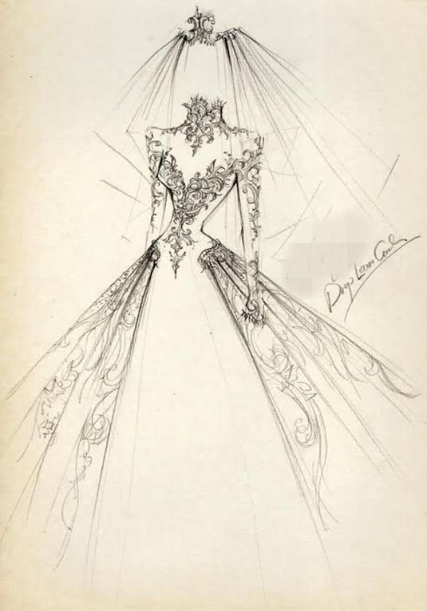 Váy cưới thiết kế sang trọng thanh lịch 2023