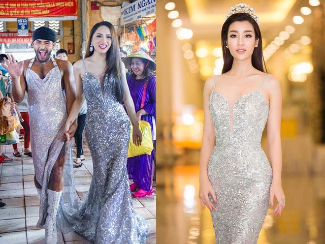 Cuộc chạm trán váy dạ hội mới nhất thuộc về 2 Hoa hậu đình đám, Mỹ Linh và Hương Giang