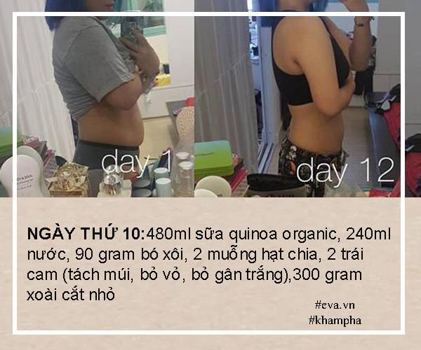 tung kho so vi can nang, mina lieu ap dung thuc don "giai khat" giam 4 kg trong 12 ngay! - 16