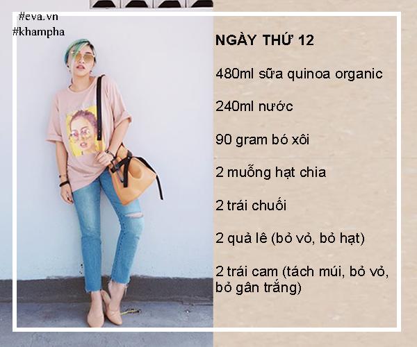 tung kho so vi can nang, mina lieu ap dung thuc don "giai khat" giam 4 kg trong 12 ngay! - 18