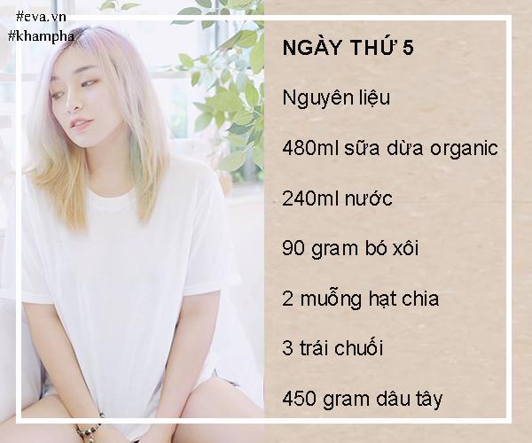 tung kho so vi can nang, mina lieu ap dung thuc don "giai khat" giam 4 kg trong 12 ngay! - 9