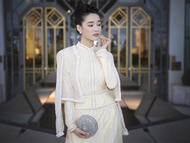 Nhã Phương mang áo dài Công Trí thắp sáng LHP Cannes 2018