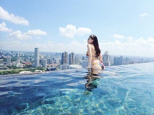 le au ngan anh dien bikini 19 trieu, ton "toa thien nhien" quyen ru - 3
