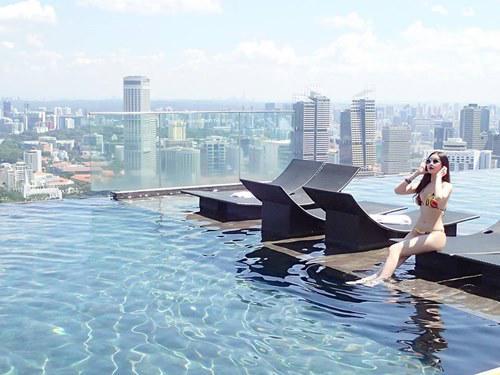 le au ngan anh dien bikini 19 trieu, ton "toa thien nhien" quyen ru - 4