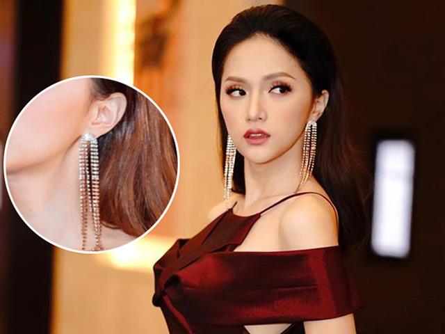 Bật mí đôi hoa tai khiến Hoa hậu Hương Giang luôn toả sáng mọi nơi