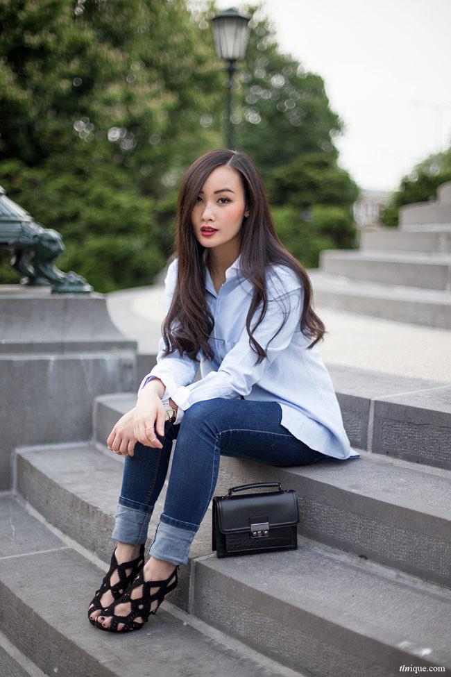 blogger goc viet mac dep nuc tieng du chi cao von ven 1m58 - 1