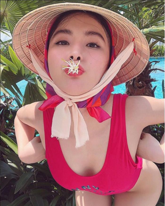 doi non la di tu thien ve, angela phuong trinh san tien mang di boi luon! - 3