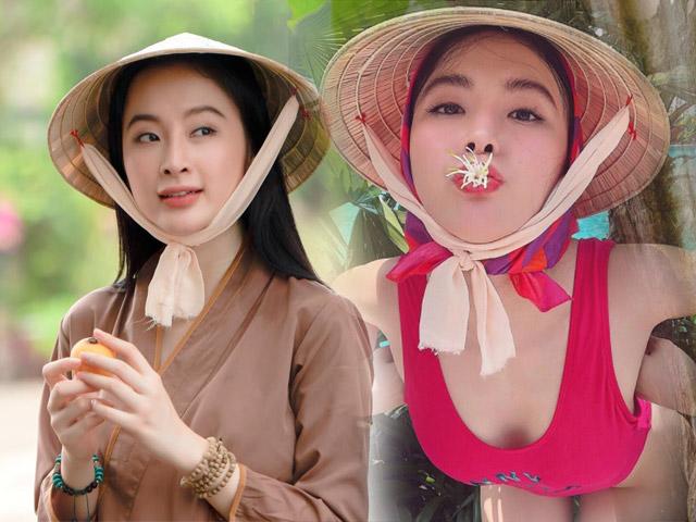 doi non la di tu thien ve, angela phuong trinh san tien mang di boi luon! - 2