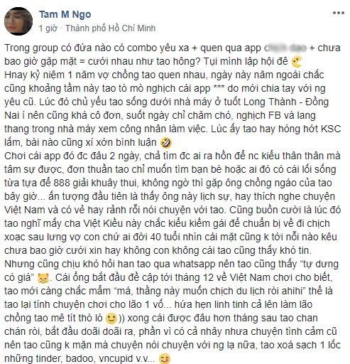 quen qua mang, co gai tuong chang viet kieu u40 da co vo va hanh dong bat ngo cua anh - 2