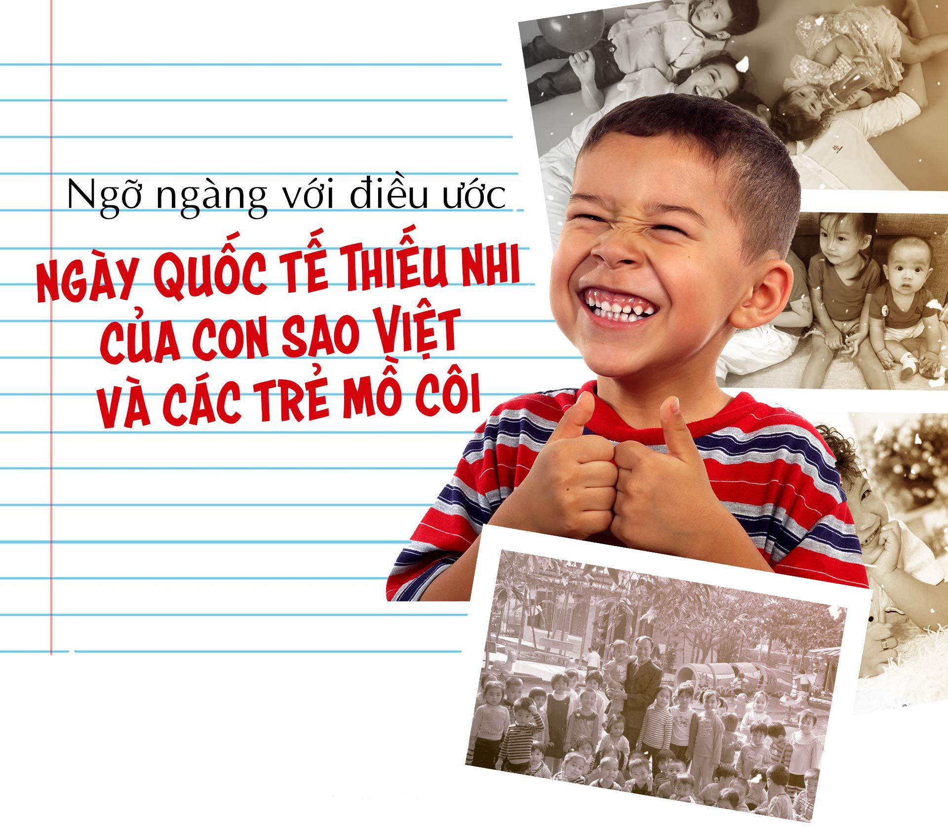 Ngỡ ngàng với điều ước ngày Quốc tế Thiếu nhi của con sao Việt và các trẻ mồ côi - 1