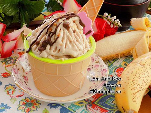 2 cach lam kem chuoi hop don gian, sieu ngon mat lanh ngay he - 1