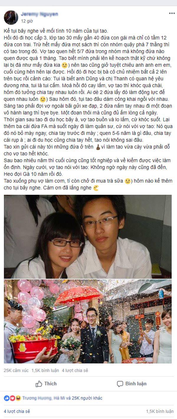 moi tinh hoc tro dap tan dinh kien, cap doi yeu 10 nam khien ngan nguoi nguong mo - 1
