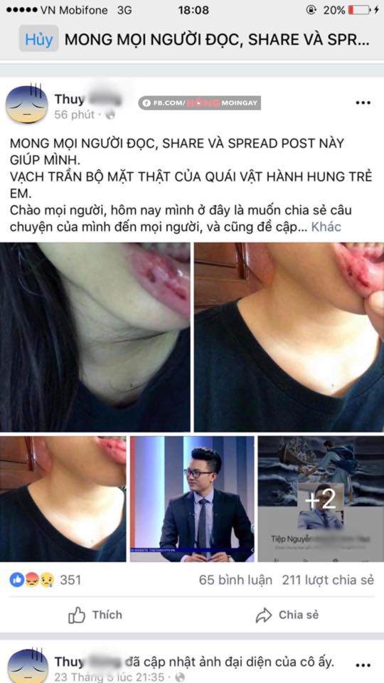 toan canh vu viec nu sinh 15 tuoi to cao anh re la btv the thao minh tiep bao hanh - 1