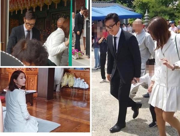 lan hiem hoi vo chong lee byung hun cong khai dua con trai xuat hien truoc cong chung - 1