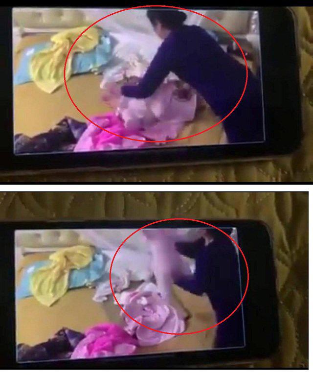 me tre soc nang khi nhin camera thay con 3 thang bi nguoi giup viec lac dien dao - 1