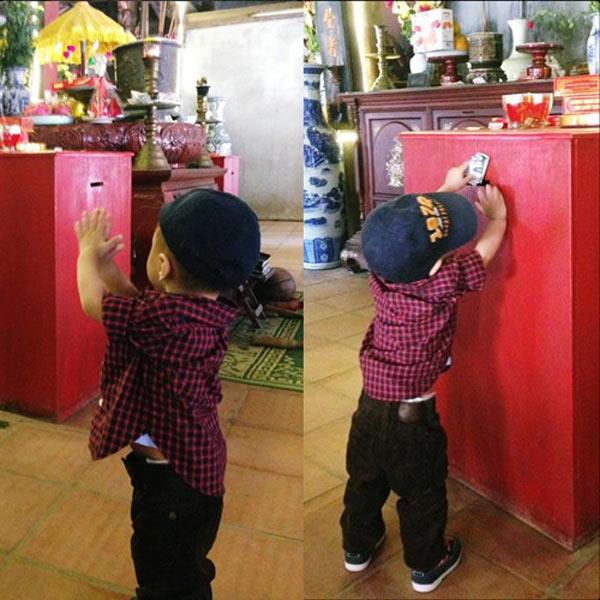 sap lam bon, thanh thao van khong quen cham lo day do tot con nuoi jacky minh tri - 4