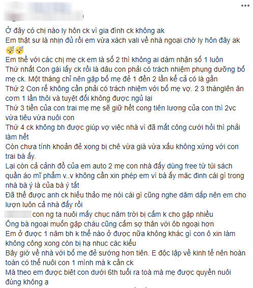 me chong dat ra “4 quy tac lam dau” vo ly dung dung, vo bat chap om con ve ngoai - 1