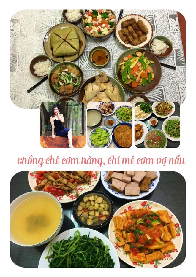 ban cham 2 con, me dam van nau nhung mam com de hue khien chong ngan ca com hang - 1