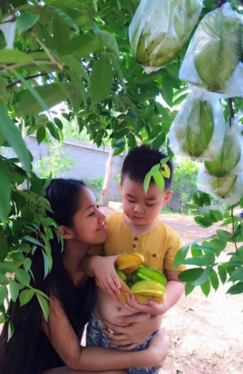 phat them khu vuon du loai cay trai sai triu qua cua dien vien le phuong - 7