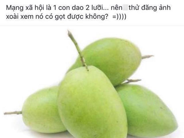 Nghe MXH là con dao hai lưỡi, chàng trai đăng ảnh xoài xem có gọt được không và cái kết