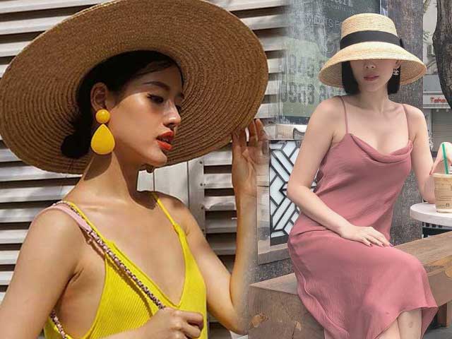 3 kiểu mũ cói vừa đẹp vừa chống nắng hiệu quả, bảo sao lại không hot!