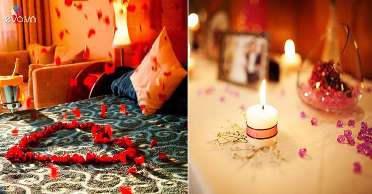 5 Cách trang trí phòng cưới, phòng tân hôn đơn giản mà lãng mạn