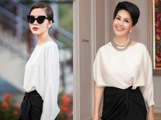 Dù xuất hiện chớp nhoáng, Tăng Thanh Hà vẫn có màn đụng váy áo với Diễm My